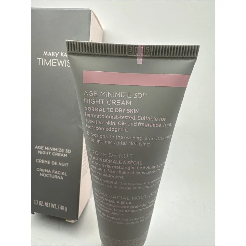 Mary Kay Age Minimize 3D NIGHT CREAM Normal to Dry Skin Discontinued NIB